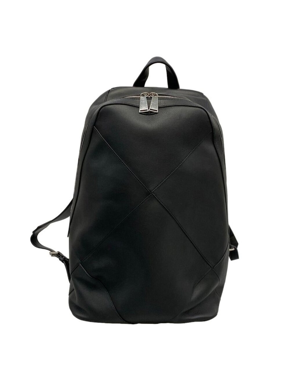 Bottega Veneta Backpack Patchwork Large Black
